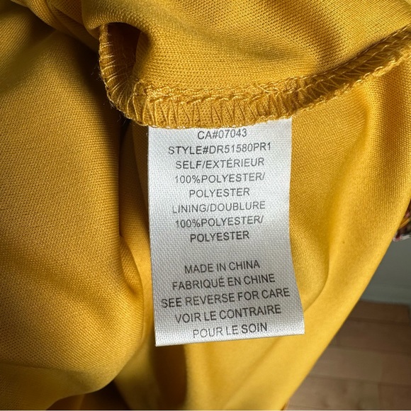 Yellow DR2 Floral-Print Dress in Size M - Picture 8 of 9